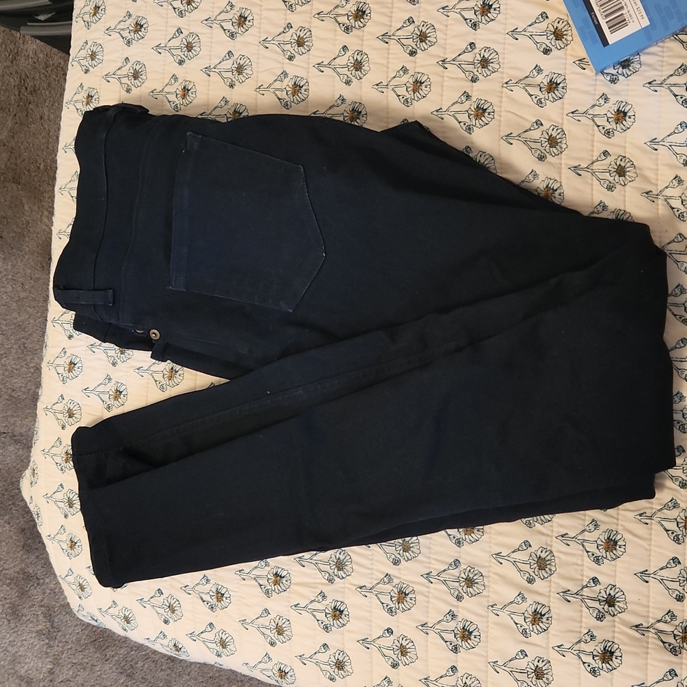 Betabrand 7 pocket dark wash denim yoga pants good condition